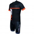 Radsport-Set (Radtrikot Rebel Jersey+Trägerhose Fireball) schwarz/anthrazit