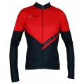 REVENGE Radtrikot langarm schwarz/rot