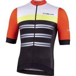 Seattle Jersey Radtrikot kurzarm schwarz/orangerot