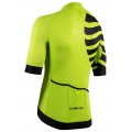 Stripes Jersey Radtrikot kurzarm gelbgrün Stripes Jersey Radtrikot kurzarm gelbgrün