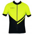 VENDETTA Radtrikot kurzarm schwarz/neongelb VENDETTA Radtrikot kurzarm schwarz/neongelb
