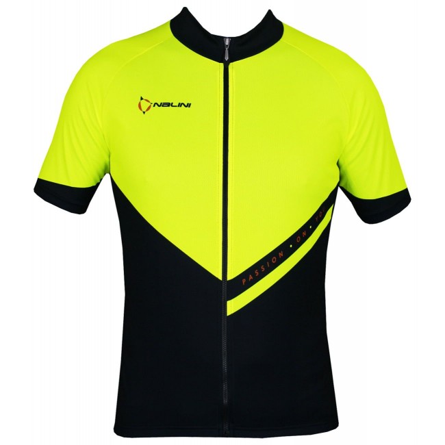 VENDETTA Radtrikot kurzarm schwarz/neongelb VENDETTA Radtrikot kurzarm schwarz/neongelb