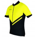 VENDETTA Radtrikot kurzarm schwarz/neongelb VENDETTA Radtrikot kurzarm schwarz/neongelb