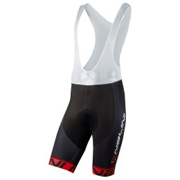 VILLAGGIO Trägerhose kurz schwarz/rot