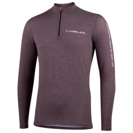 Wool LS Jersey Radtrikot langarm grau melange