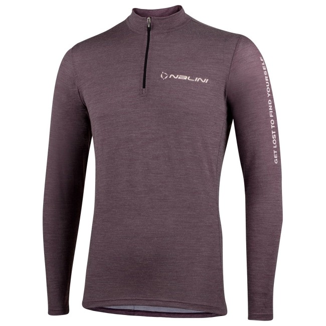 Wool LS Jersey Radtrikot langarm grau melange Wool LS Jersey Radtrikot langarm grau melange