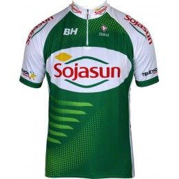 SOJASUN 2013 Radsport-Profi-Team-Kurzarmtrikot mit kurzem Reißverschluss
