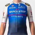 Quick Step-Alpha Vinyl 2022 Aero Race 6.1 Radtrikot kurzarm (langer RV)-Radsport-Profi-Team Quick Step-Alpha Vinyl 2022 Aero Race 6.1 Radtrikot kurzarm (langer RV)-Radsport-Profi-Team