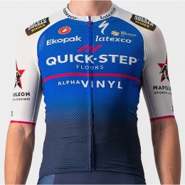 Quick Step-Alpha Vinyl 2022 CLIMBER'S 3.1 Radtrikot kurzarm (langer RV)-Radsport-Profi-Team