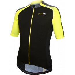 ATTACK Radtrikot kurzarm schwarz/neongelb