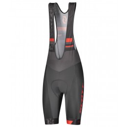 RC TEAM Trägerhose kurz grau/rot