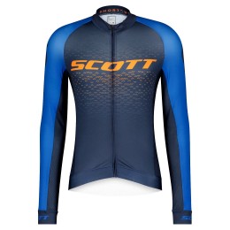 RC PRO Radtrikot langarm blau/orange