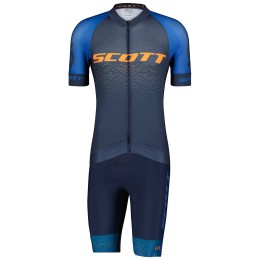 RC PRO Radsport-Set (Kurzarmtrikot+Trägerhose) blau/orange