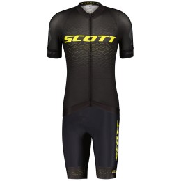 RC PRO Radsport-Set (Kurzarmtrikot+Trägerhose) schwarz/gelb