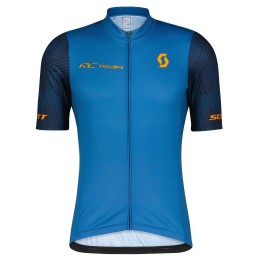 RC TEAM 10 Radtrikot kurzarm blau/orange