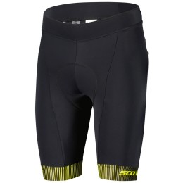 RC TEAM Radhose kurz schwarz/gelb