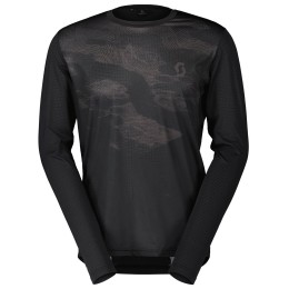 TRAIL FLOW MTB Trikot langarm schwarz/grau