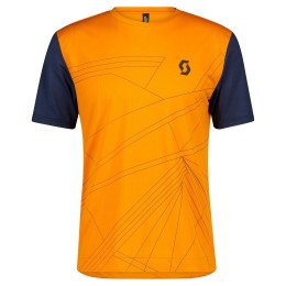 TRAIL FLOW MTB Trikot kurzarm orange/blau