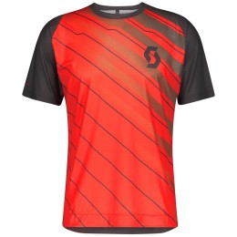 TRAIL VERTIC MTB Trikot kurzarm rot/dunkelgrau