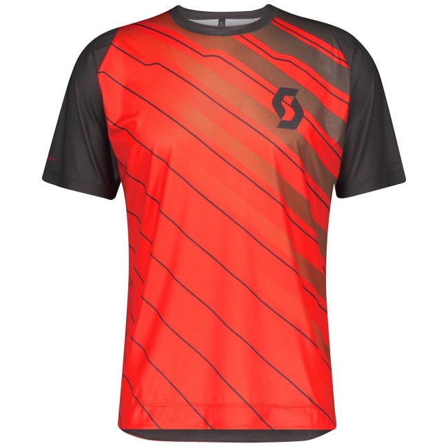 TRAIL VERTIC MTB Trikot kurzarm rot/dunkelgrau TRAIL VERTIC MTB Trikot kurzarm rot/dunkelgrau