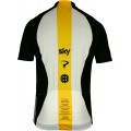 SKY Tour-Sieger Trikot PRO CYCLING Kurzarmtrikot mit kurzem Reißverschluss-Radsport-Profi-Team