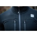 GTS SOFTSHELL Fahrrad Winterjacke schwarz