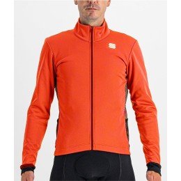 NEO SOFTSHELL Fahrrad Winterjacke rot/schwarz