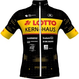 Team Lotto-Kern Haus 2023 Radtrikot kurzarm (langer Reißverschluss)-Radsport-Profi-Team
