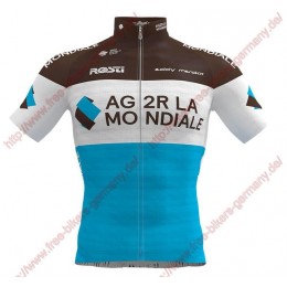 Profiteams AG2R LA MONDIALE 2019 Trikot Kurzarm Outlet Radtrikot Kaufen