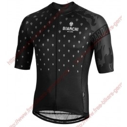 Profiteams BIANCHI MILANO Savignano Black Trikot Kurzarm Outlet Radtrikot Kaufen