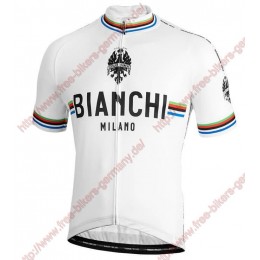 Profiteams BIANCHI MILANO New Pride white Trikot Kurzarm Outlet Radtrikot Kaufen