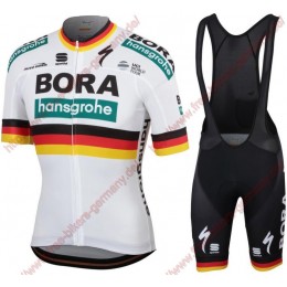 Profiteams Bora Hansgrohe 2019 German champion Radbekleidung Satz Trikot Kurzarm+Trägerhosen Se Radtrikot Kaufen