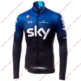 Profiteams TEAM SKY 2019 Thermal Radsport Trikot Langarm Radtrikot Kaufen