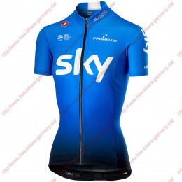 Profiteams TEAM SKY 2019 Damen Ocean Rescue Trikot Kurzarm Outlet Radtrikot Kaufen