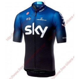 Profiteams TEAM SKY 2019 Trikot Kurzarm Outlet Radtrikot Kaufen