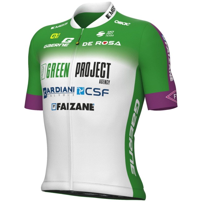 Green Project-Bardiani Csf-Faizane' 2023 Radtrikot kurzarm(langer RV)-ALE Radsport-Profi-Team Radtrikot Kaufen Green Project-Bardiani Csf-Faizane' 2023 Radtrikot kurzarm(langer RV)-ALE Radsport-Profi-Team Radtrikot Kaufen