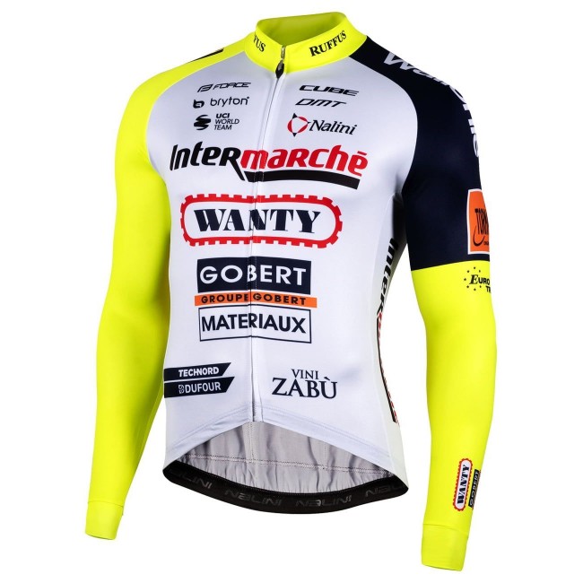 Intermarché-Wanty-Gobert Matériaux 2022 Radtrikot langarm-Radsport-Profi-Team Radtrikot Kaufen Intermarché-Wanty-Gobert Matériaux 2022 Radtrikot langarm-Radsport-Profi-Team Radtrikot Kaufen