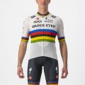 Quick Step-Alpha Vinyl Straßenrad Weltmeister Regenbogentrikot 2022 Competizione Radtrikot kurzarm-Radsport-Profi-Team Radtrikot Kaufen Quick Step-Alpha Vinyl Straßenrad Weltmeister Regenbogentrikot 2022 Competizione Radtrikot kurzarm-Radsport-Profi-Team Radtrikot Kaufen