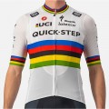 Quick Step-Alpha Vinyl Straßenrad Weltmeister Regenbogentrikot 2022 Competizione Radtrikot kurzarm-Radsport-Profi-Team Radtrikot Kaufen Quick Step-Alpha Vinyl Straßenrad Weltmeister Regenbogentrikot 2022 Competizione Radtrikot kurzarm-Radsport-Profi-Team Radtrikot Kaufen