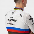 Quick Step-Alpha Vinyl Straßenrad Weltmeister Regenbogentrikot 2022 Competizione Radtrikot kurzarm-Radsport-Profi-Team Radtrikot Kaufen Quick Step-Alpha Vinyl Straßenrad Weltmeister Regenbogentrikot 2022 Competizione Radtrikot kurzarm-Radsport-Profi-Team Radtrikot Kaufen