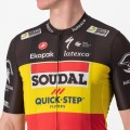 Soudal Quick-Step belgischer Meister 2023 Competizione Radtrikot kurzarm-Radsport-Profi-Team Radtrikot Kaufen