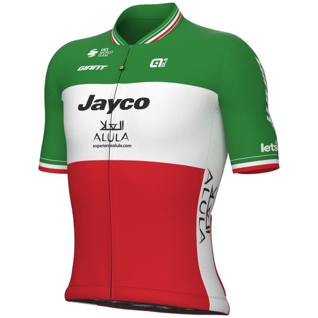 Team Jayco AlUla Italienischer Meister 2023 Radtrikot kurzarm-ALE Radsport-Profi-Team Radtrikot Kaufen Team Jayco AlUla Italienischer Meister 2023 Radtrikot kurzarm-ALE Radsport-Profi-Team Radtrikot Kaufen