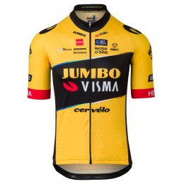TEAM JUMBO-VISMA 2023 Radtrikot kurzarm-Radsport-Profi-Team Radtrikot Kaufen