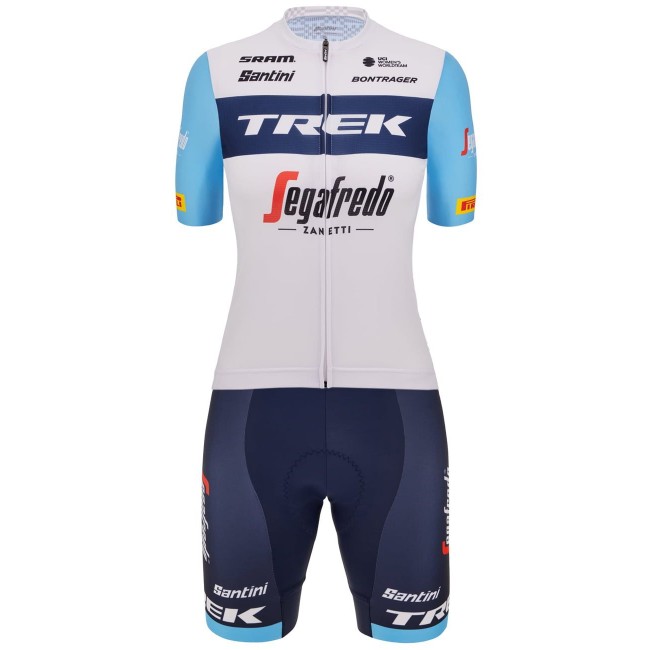 TREK-SEGAFREDO Damen Team 2023 Radsport Set(Radtrikot langer RV+Radhose)-Radsport-Profi-Team Radtrikot Kaufen TREK-SEGAFREDO Damen Team 2023 Radsport Set(Radtrikot langer RV+Radhose)-Radsport-Profi-Team Radtrikot Kaufen