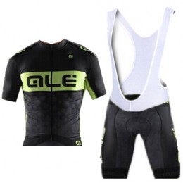 2015 ALE schwarz Fahrradbekleidung Satz Fahrradtrikot Kurzarm Trikot und Kurz Trägerhose Radtrikot Kaufen