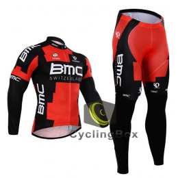 2015 BMC Fahrradbekleidung Radtrikot Satz Langarm und Lange Fahrradhose Radtrikot Kaufen