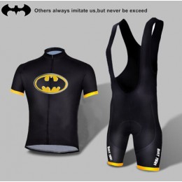 2015 Bat-Man Fahrradbekleidung Satz Fahrradtrikot Kurzarm Trikot und Kurz Trägerhose Radtrikot Kaufen