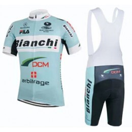 2015 Bianchi DCM Fahrradbekleidung Satz Fahrradtrikot Kurzarm Trikot und Kurz Trägerhose Radtrikot Kaufen