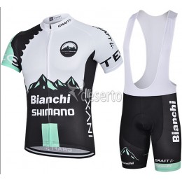 2015 Bianchi Shimano Fahrradbekleidung Satz Fahrradtrikot Kurzarm Trikot und Kurz Trägerhose Radtrikot Kaufen