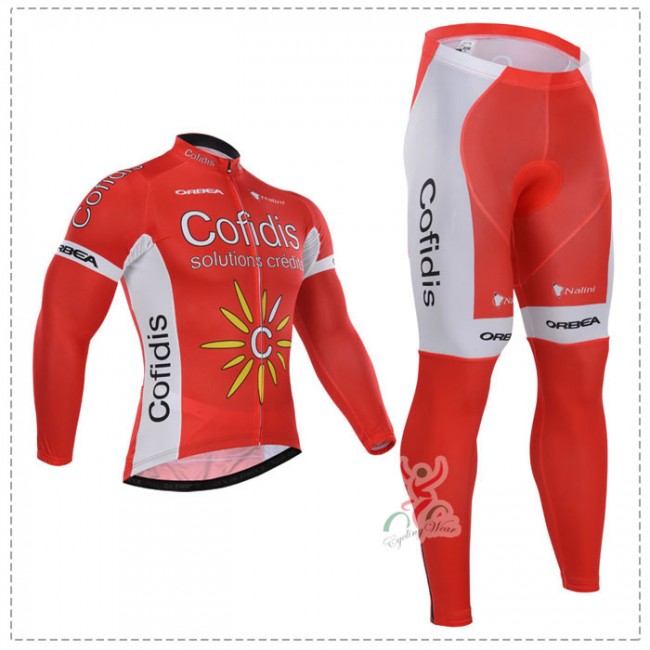 2015 Cofidis Fahrradbekleidung Radtrikot Satz Langarm und Lange Fahrradhose Radtrikot Kaufen 2015 Cofidis Fahrradbekleidung Radtrikot Satz Langarm und Lange Fahrradhose Radtrikot Kaufen